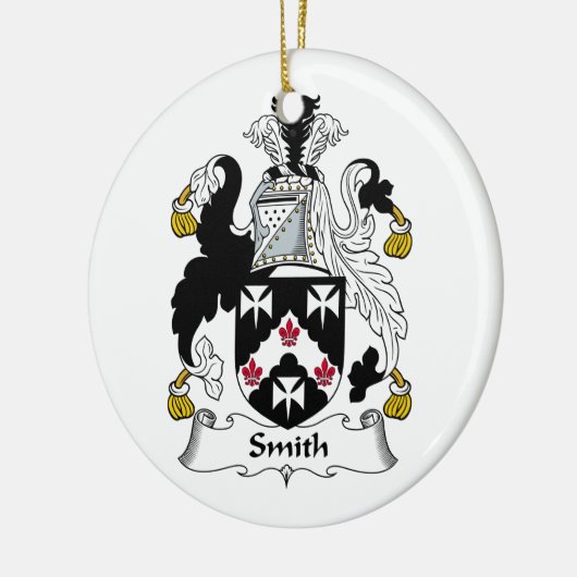 CREST van de Familie van Smith Keramisch Ornament (Links)