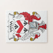 CREST van de Familie van Walsh Legpuzzel (Horizontaal)