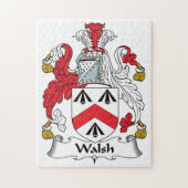 CREST van de Familie van Walsh Legpuzzel (Verticaal)
