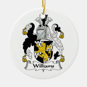 CREST van de Familie van Williams Keramisch Ornament