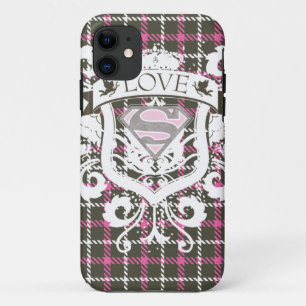 CREST van de Liefde van Supergirl iPhone 11 Hoesje