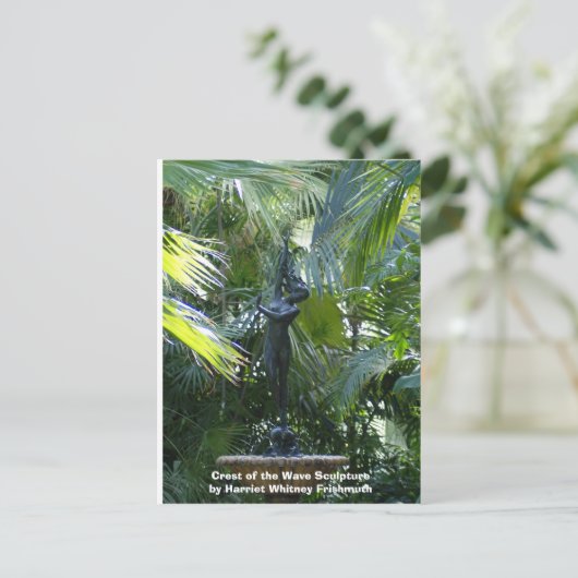 CREST van het Beeldhouwwerk van de Golf Briefkaart (Staand voorkant)