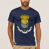 Crest van Lissabon, Portugal T-shirt (Voorkant)