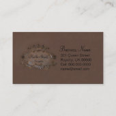 Crest ~ Visitekaartje / Emblem Royal Crown (Achterkant)