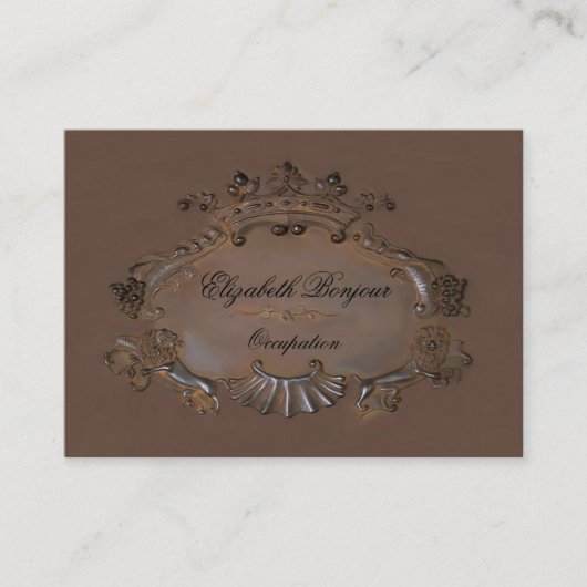 Crest ~ Visitekaartje / Emblem Royal Crown GROGE (Voorkant)