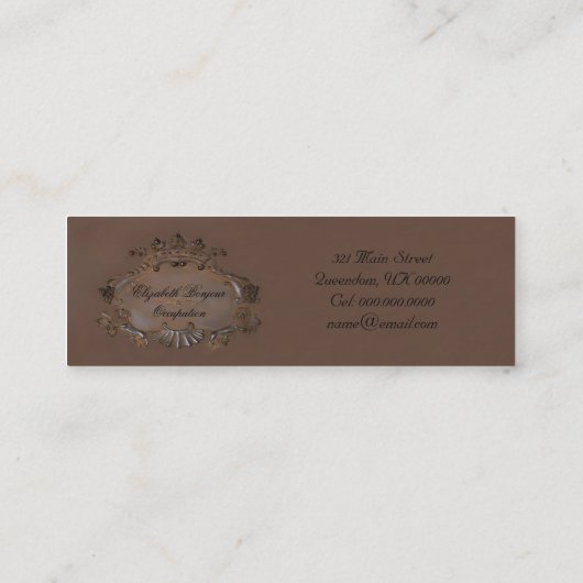 Crest ~ Visitekaartje / Emblem Royal Crown Slim (Achterkant)