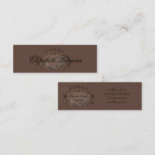 Crest ~ Visitekaartje / Emblem Royal Crown Slim (Voorkant / Achterkant)