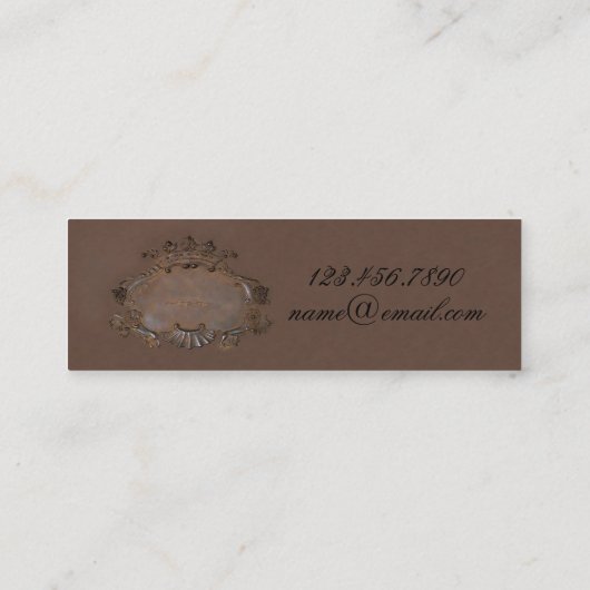 Crest ~ Visitekaartje / Emblem Royal Crown Slim (Achterkant)