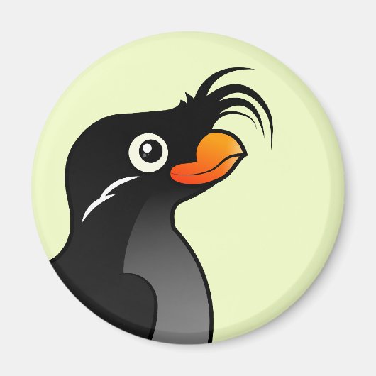 Crested Auklet Magneet (Voorkant)