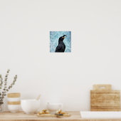 Crested Auklet Poster (Keuken)