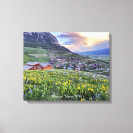 Crested Butte Bergherinneringen Canvas Afdruk