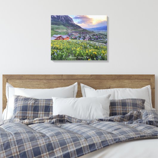 Crested Butte, CO-foto Canvas Afdruk (Insitu (Slaapkamer))