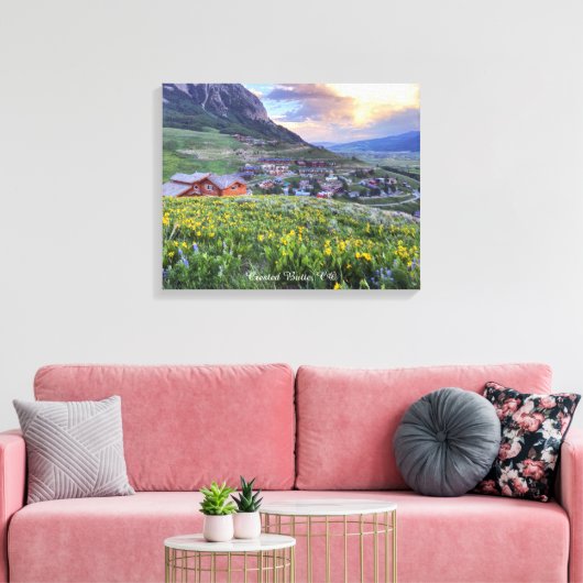 Crested Butte, CO-foto Canvas Afdruk (Insitu (Woonkamer))