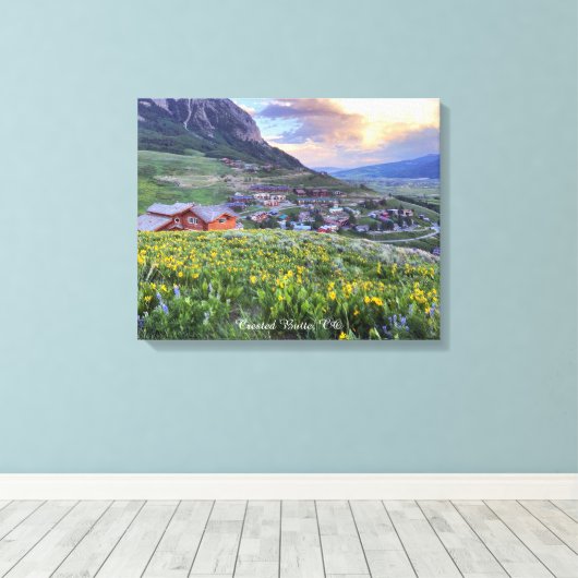 Crested Butte, CO-foto Canvas Afdruk (Insitu (Houten vloer))
