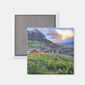 Crested Butte, CO-foto Magneet (Voorkant / Achterkant)