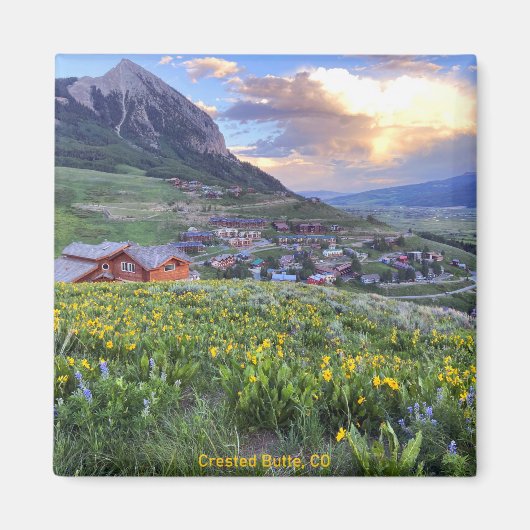 Crested Butte, CO-foto Magneet (Voorkant)