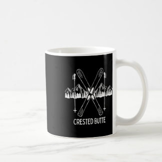 Crested Butte Co Rocky Mountains Colorado Ski Snow Koffiemok