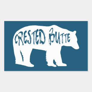 Crested Butte Colorado Beer Rechthoekige Sticker