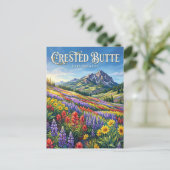 Crested Butte Colorado Briefkaart (Staand voorkant)