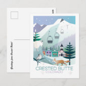 Crested Butte, Colorado Briefkaart (Voorkant / Achterkant)