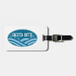 Crested Butte Colorado Buitenleven Bagagelabel