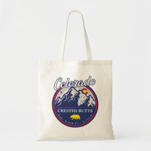 Crested Butte Colorado Camping Skiën Souvenirs Tote Bag