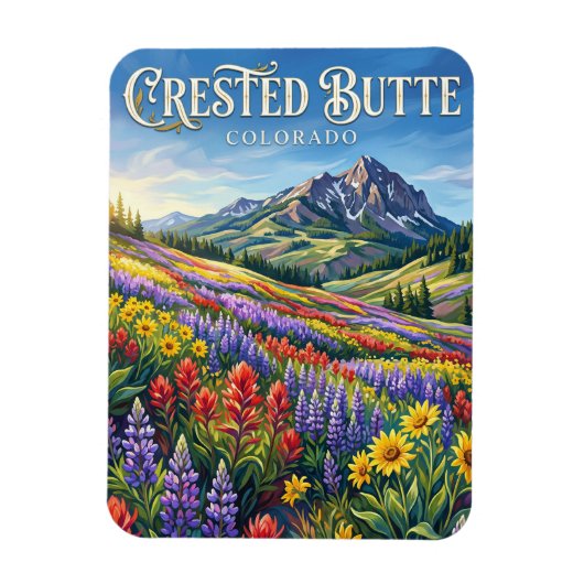 Crested Butte Colorado Magneet (Verticaal)