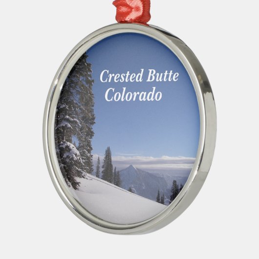 Crested Butte, Colorado Metalen Ornament (Links)