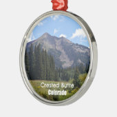 Crested Butte, Colorado Metalen Ornament (Links)
