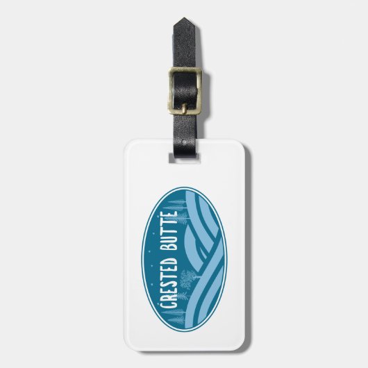 Crested Butte Colorado Outdoor Bagagelabel (Voorkant verticaal)