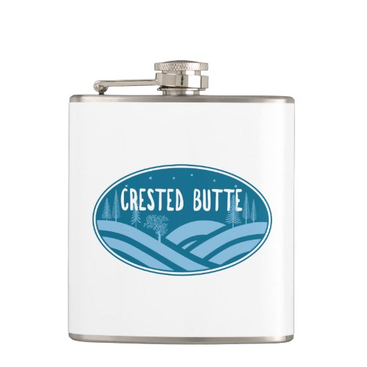 Crested Butte Colorado Outdoor Heupfles (Voorkant)