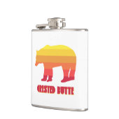 Crested Butte Colorado Regenboog Beer Heupfles (Links)