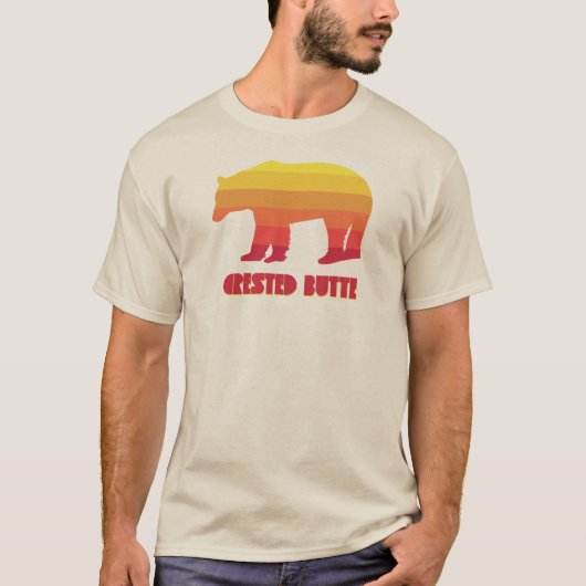 Crested Butte Colorado Regenboog Beer T-shirt (Voorkant)