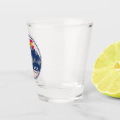 Crested Butte Colorado Retro Sunset Souvenirs Shot Glas (Rechts)