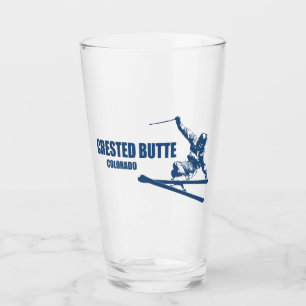 Crested Butte Colorado Skier Glas