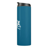 Crested Butte Colorado Skier Thermosbeker (Geroteerd rechts)