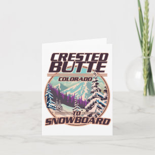 Crested Butte Colorado Snowboarden logo