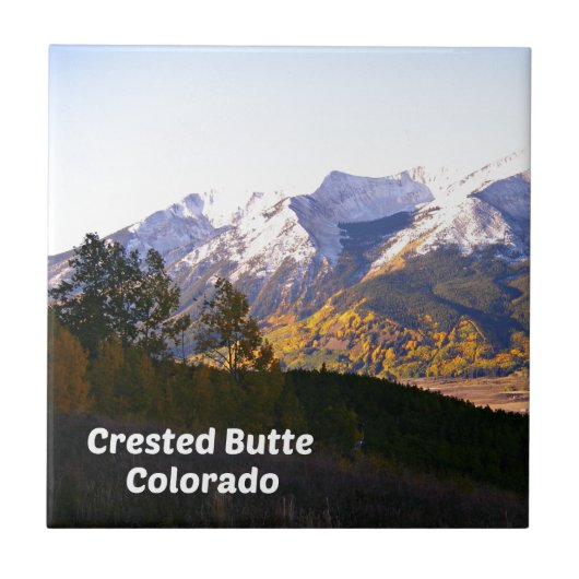 Crested Butte, Colorado Tegeltje (Voorkant)