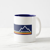 Crested Butte Colorado Tweekleurige Koffiemok (Voorkant rechts)