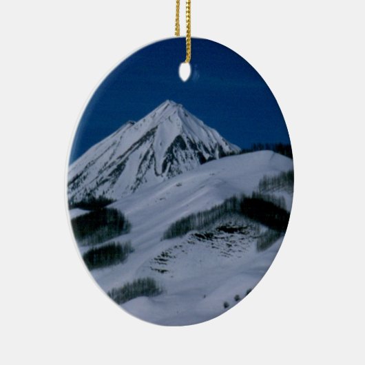Crested Butte Keramisch Ornament (Rechts)