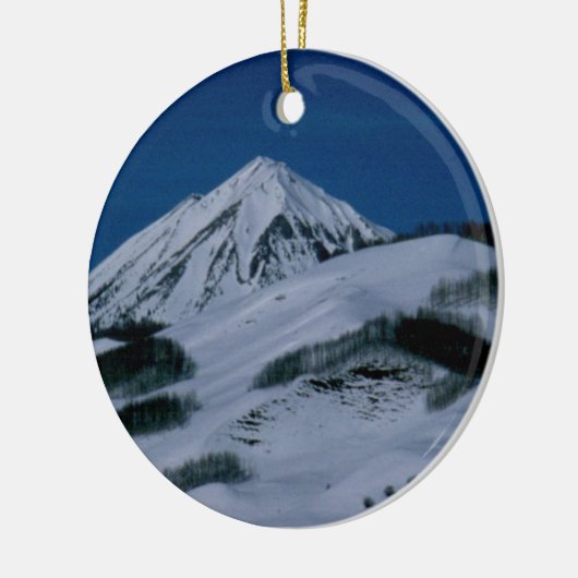 Crested Butte Keramisch Ornament (Links)