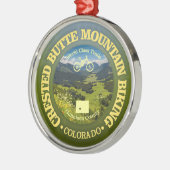 Crested Butte (MTB) Metalen Ornament (Links)