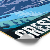 Crested Butte rotsachtige bergen colorado geschenk Poster (Hoek)