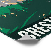 Crested Butte rotsachtige bergen colorado geschenk Poster (Hoek)