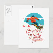 Crested Butte to ski Briefkaart (Voorkant / Achterkant)