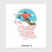 Crested Butte to ski Sticker (Vel)
