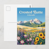 Crested Butte VS Briefkaart (Voorkant / Achterkant)