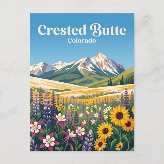 Crested Butte VS Briefkaart (Voorkant)