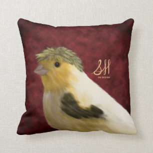 Crested Canary Kussen