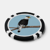 Crested Caracara Clay Poker Chip (Enkel)